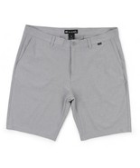 Travis Mathew Sand Harbor Shorts Men&#39;s 38 Gray Flat Front Comfort Stretc... - $32.56