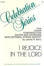 I Rejoice in the Lord (SATB Voices, Guitar and Keyboard) (GIA Celebration Series - £7.05 GBP