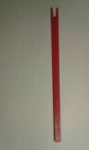 Marbella Hilton Swizzle Stick Drink Stirrer Red Plastic Costa del Sol Spain - £7.13 GBP