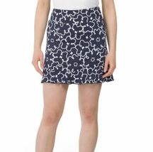NWT GOLFTINI Navy & White Constellations Ruffle Hem Knit GOLF SKORT S M L XL XXL image 2