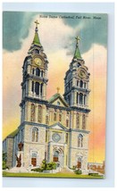 Notre Dame Cathedral Fall River Massachusetts Postcard - £5.30 GBP