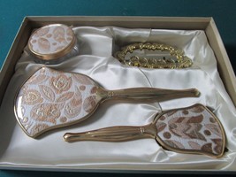Vanity Set 4 Pieces, MIDCENTURY, BROCCATE Decor, - $1,968.14 MXN