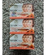 3 PCS Kojic White Gluta Papaya Arbutin soap  7 Days white 160G.usa seller - $65.81 CAD