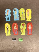 Mall Madness Shopping Board Game 8 Shoppers &amp; 2 Bases Replacement Parts ... - $4.37