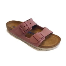 Birkenstock Arizona Soft Footbed Leather Sandals Womens Size 5 EU 36 Pink Rose - £89.99 GBP