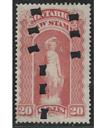CANADA  ONTARIO 1870-1911 REVENUE.  FINE USED NG LAW STAMP OL48 - £2.87 GBP