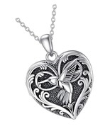 Heart Shaped Wisdom Owl/Hummingbird/Peacock Bird - £154.29 GBP