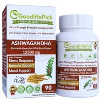 GoodlifePick Ashwagandha Capsules with Black Pepper from 5% Withanolides... - $16.81
