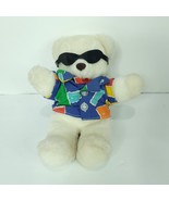 Prestige White Teddy Bear Sunglasses Tourist Blue Shirt Plush Stuffed An... - $737.98 MXN