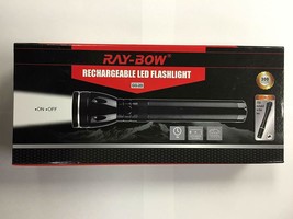 Ray-Bow GG-2D 300-Lumens Rechargeable LED Flashlight + 1 LED Penlight, 100-240V - £43.62 GBP