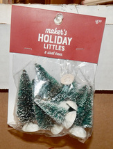 Christmas Sisal Trees You ChooseType Maker&#39;s Holiday Littles Snow Villag... - $4.39