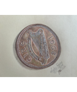 Pencil Drawing of 1968 Irish Pingin Lucky Penny - Digital Print - $20.81 CAD