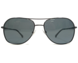 Brooks Brothers Sunglasses BB4023 156781 Gunmetal Aviators with Black Le... - $55.97