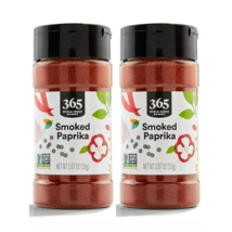 2 Bottles Smoked Paprika 1.87 oz 365 Whole Foods Market Screw Top Shaker... - £4.83 GBP