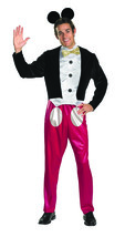 Disney Disguise Mickey Mouse Deluxe Mens Adult Costume, Red/Black/White, X-Large - £111.15 GBP