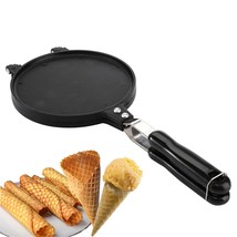 Waffle Cone Maker, Ice Cream Cone Maker, Nonstick Egg Roll Crepe Pan, Pancake Cr - £31.62 GBP