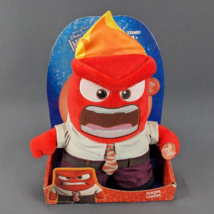 Disney Pixar Anger Inside Out Talking Plush Fire Head TOMY Squeeze Sound Toy 9” - $38.52