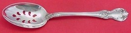 Old Master by Towle Sterling Silver Serving Spoon Pcd 9-Hole Custom 8 1/2&quot; - £84.86 GBP
