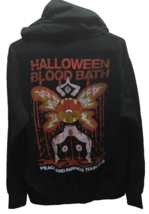 Flaming Lips Halloween Blood Bath Peace Paranoia 2013 Tour Black Zip Hoo... - £43.64 GBP