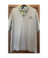 Chuco Golf Men&#39;s Executive III Performance Solid Polo Shirt Ash Grey GUC... - $27.67