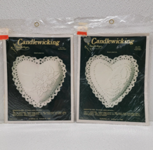 Vintage Candlewicking Kits Primrose Victorian Floral Heart Sachet Doll P... - $18.01