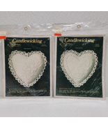 Vintage Candlewicking Kits Primrose Victorian Floral Heart Sachet Doll P... - $18.01