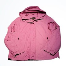 Eddie Bauer Dusty Pink Longer Hooded Utility Jacket Size Small S - £37.52 GBP