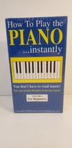 How To Play the Piano Instantly Vol. 1 for Beginners VHS New Sealed - $1.99