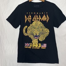 Def Leppard Pyromania 1983 USA Tour Men’s Black Vintage Look SS Crew T-S... - $313.58 MXN