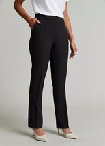 Freemans Noir Droit Jambe Pantalon UK 20L Grande Taille (fm53-10) - $38.81