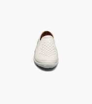 Stacy Adams Ithaca Moc Toe Slip On Shoes White 25656-100 image 3
