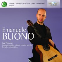 Agustin Barrios International Guitar Competition 2 [Audio CD] Emanuele B... - £6.29 GBP