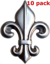 Metal Stampings Small Fleur De Lis Stamped Arts Crafts STEEL .020&quot; Thickness M14 - £7.83 GBP