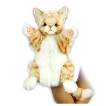 Hansa Realistic Hand Puppet - Ginger Cat 30cm - £42.39 GBP