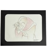 Disney Art of Animation Resort Beauty &amp; the Beast Original Sketch Drawin... - $71.25