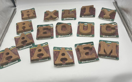 16 California Redwood Numbers Letters  by Sierra Symbols New 4 Inches Each - £71.20 GBP