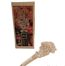 Mikasa Fruit Collection Wine Bottle Stopper Lead Crystal Grapes - £14.92 GBP