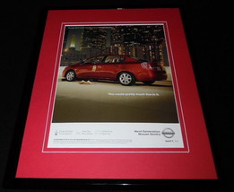 2007 Nissan Sentra Framed 11x14 ORIGINAL Vintage Advertisement - $34.64