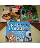 Lot (3) Creative CRAFTING Books - Home &amp; Garden, Country-Style Stenciling - $19.96 CAD