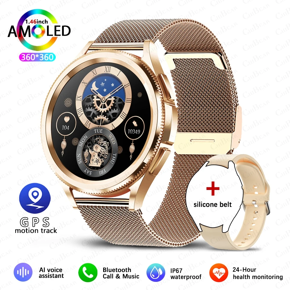 For Huawei Galaxy Watch6 Classicx  Smart Watch Mens Sports Fitness Health Heart  - £32.76 GBP