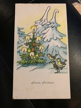 German Post Card Christmas To U.S.A. - £1.57 GBP
