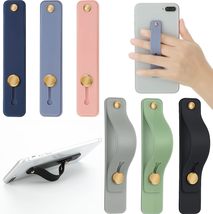 6 Pieces Telescopic Phone Grip Holder Stand With Finger Strap for Smartp... - £14.32 GBP+