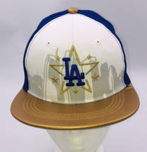 2021 Los Angeles Dodgers Gold Brim Snapback Hat Cap Hollywood SGA QCells  - £14.78 GBP