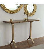 Mrazik Yoho Solid Wood Console Table In Natural Finish - $2,012.16 CAD