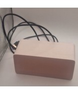 Faux Wooden LED Desk Digital Alarm Clock Temperature Display Voice Contr... - $13.50