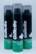 3 x Gillette MENTHOL Foamy Shaving Cream Shave Foam 10 oz Each Free Ship... - £46.92 GBP