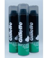 3 x Gillette MENTHOL Foamy Shaving Cream Shave Foam 10 oz Each Free Ship... - £47.12 GBP