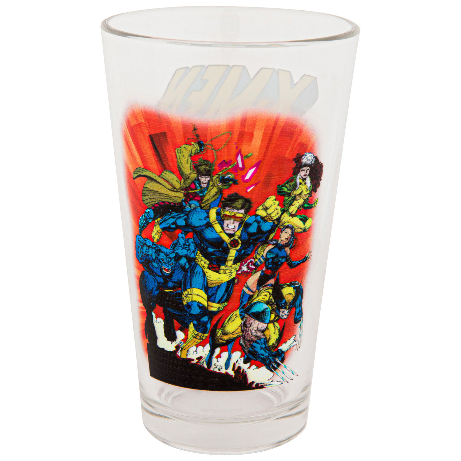 Primary image for X-Men Group Comic Art Pint Glass Clear