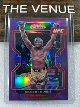 2022 UFC Prizm - PURPLE #183 Gilbert Burns 45/149 - £9.00 GBP