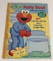 Sesame Street Potty Book Coloring Activity Check List Progress Poster Stickers - £11.80 GBP